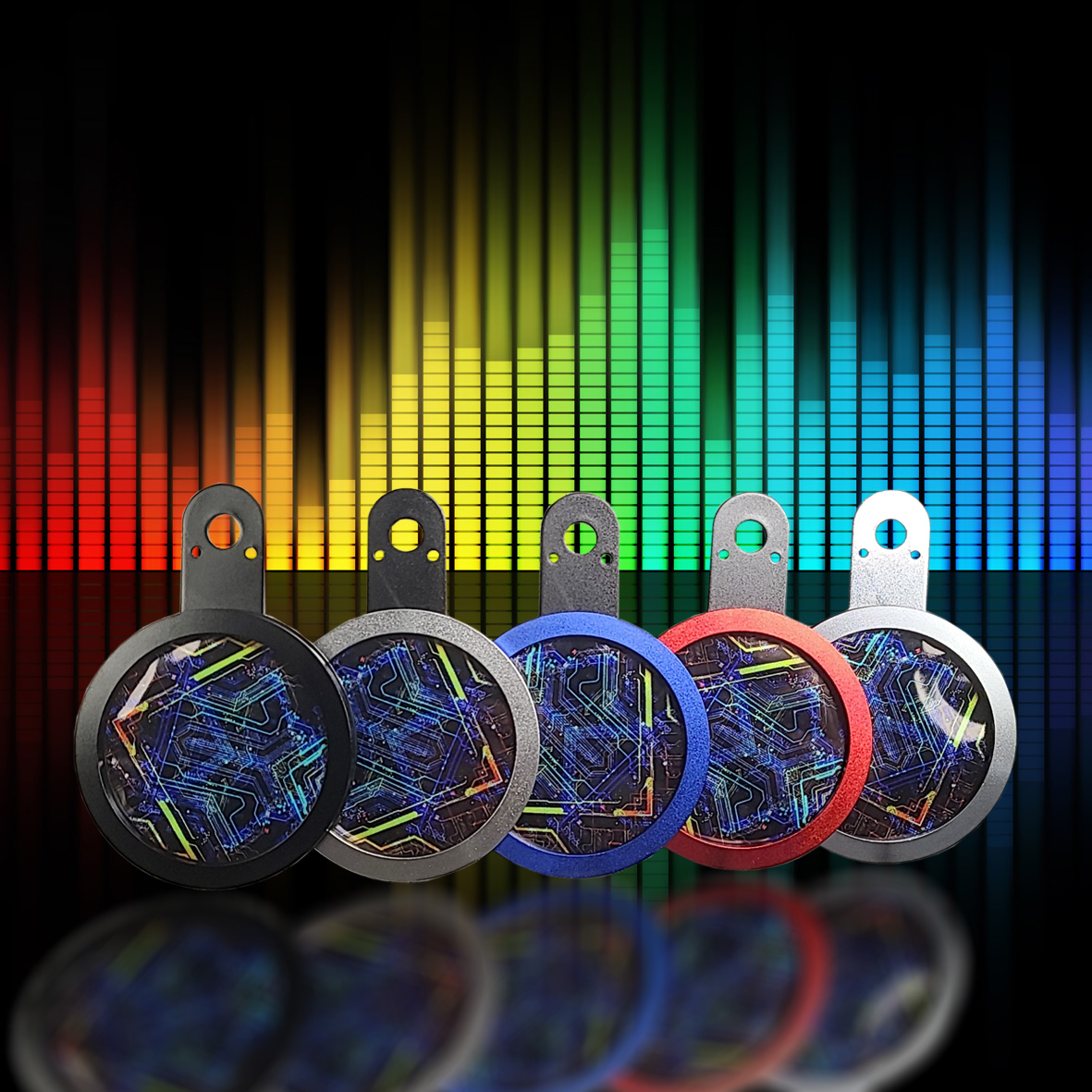 Disco de impuestos para motocicleta, soporte Universal redondo, adhesivo para seguro de motocicleta, resistente al agua, multicolor