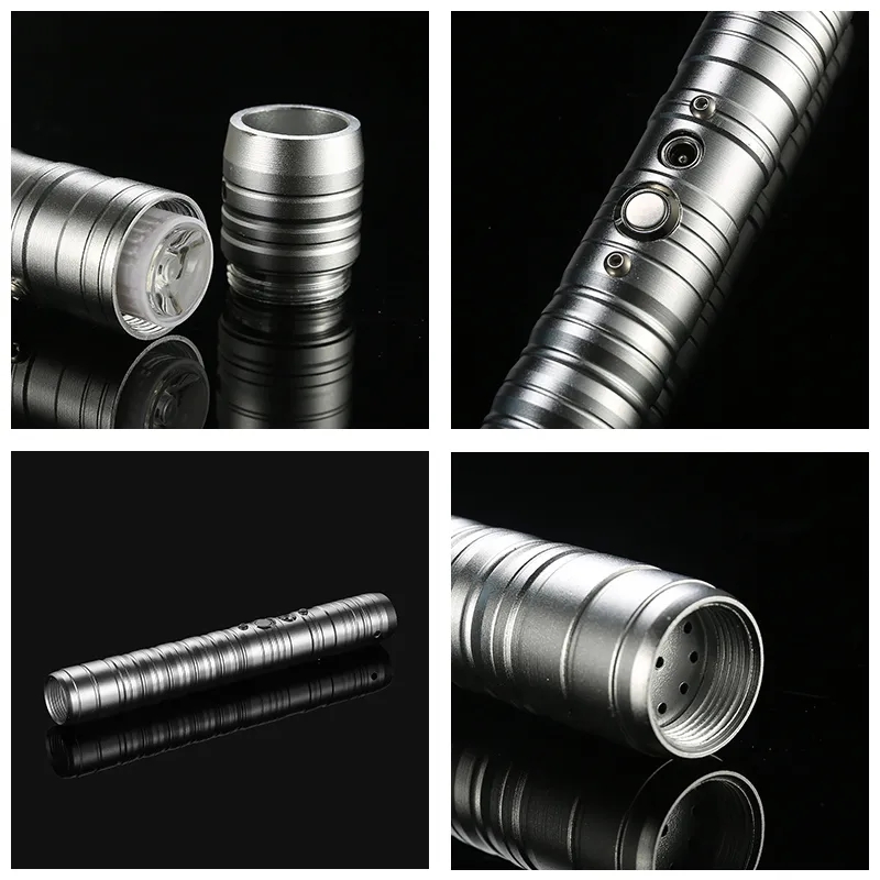 RGB Metal Laser Lightsaber Cosplay Light Saber Sword Sabre De Luz Kpop Lightstick Espada Rave Weapon Toys Flashing