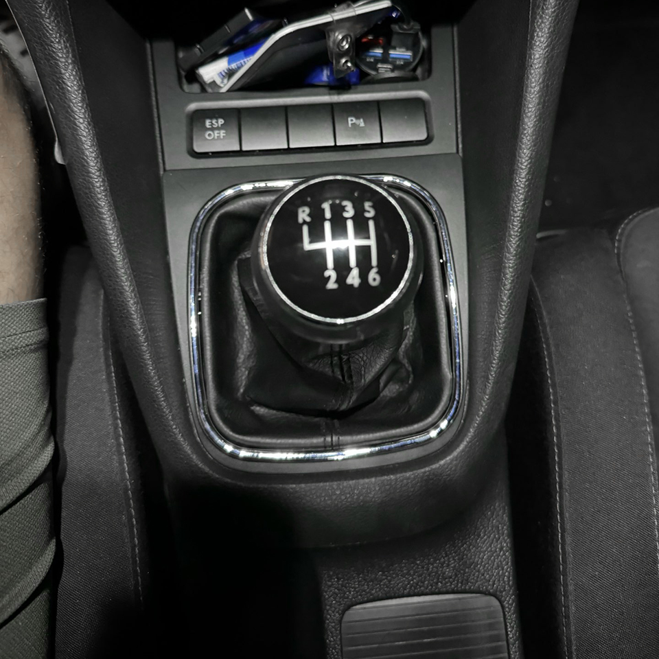 フォルクスワーゲンVWゴルフ5 v 6 vi mk5 mk6ジェッタ2005-2014用レザーブーツ付きスピードギアシフトノブ,カラーケース