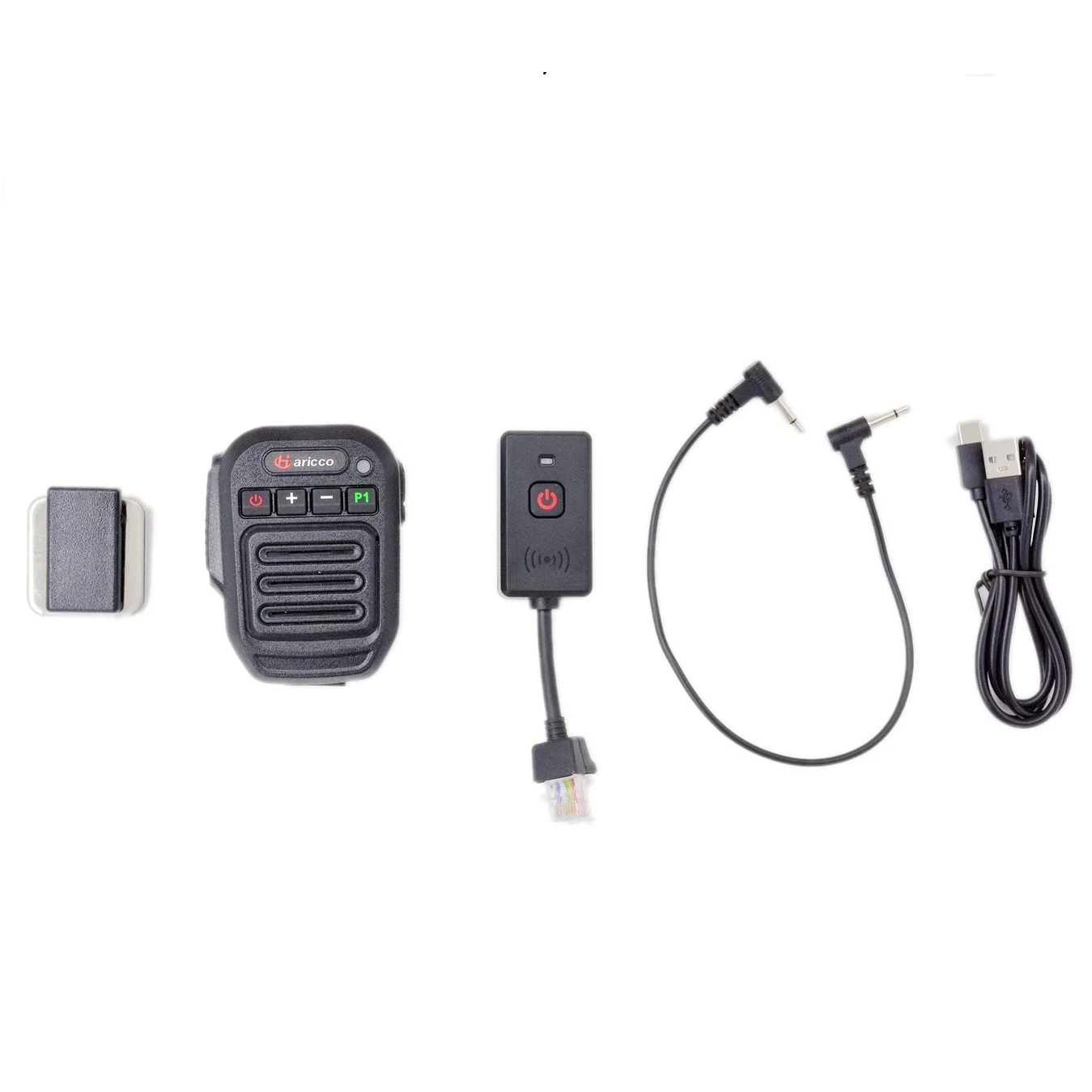 Bluetooth HAM PTT Microphone for Kenwood TM471 Baofeng TYT HYT TC500 Motorola GP88 Icom 2720 Yaesu 7900 Vertex VX2208 Speaker