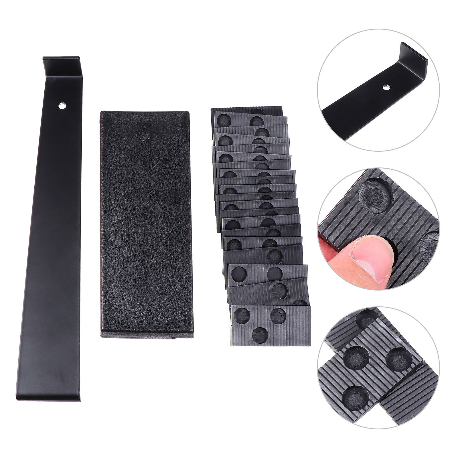22Pcs Floor Installation Tool Kit Laminate Hardwood Flooring Spacers Pull Bar Tapping Block Easy Floor Installation