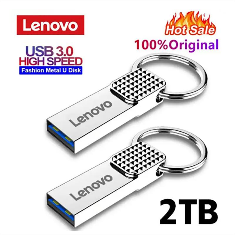 Lenovo usb memoria 2tb otg metal usb 3.0 pen drive chave 1tb tipo c de alta velocidade pendrive mini flash drive 128gb memória vara