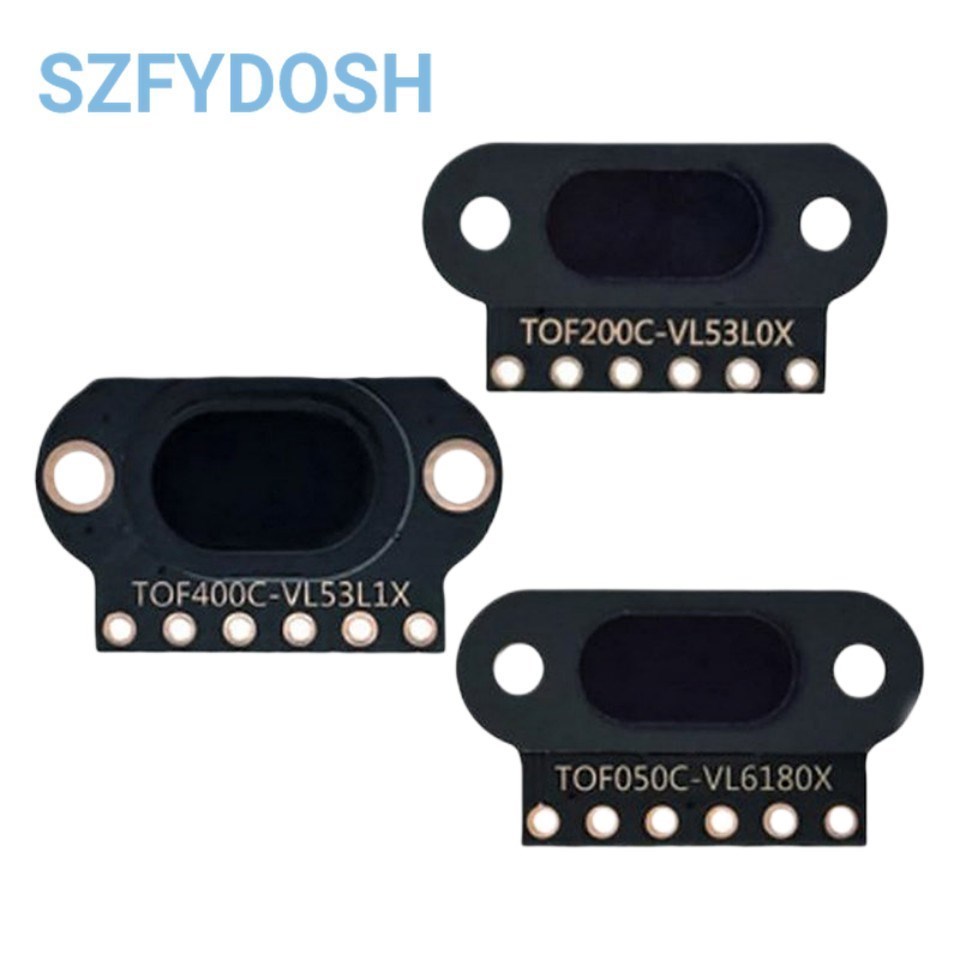 Módulo de sensor de alcance a laser tof050c 200c 400c, distância de tempo de voo, saída iic para arduino vl6180 vl53l0x vl53l1x