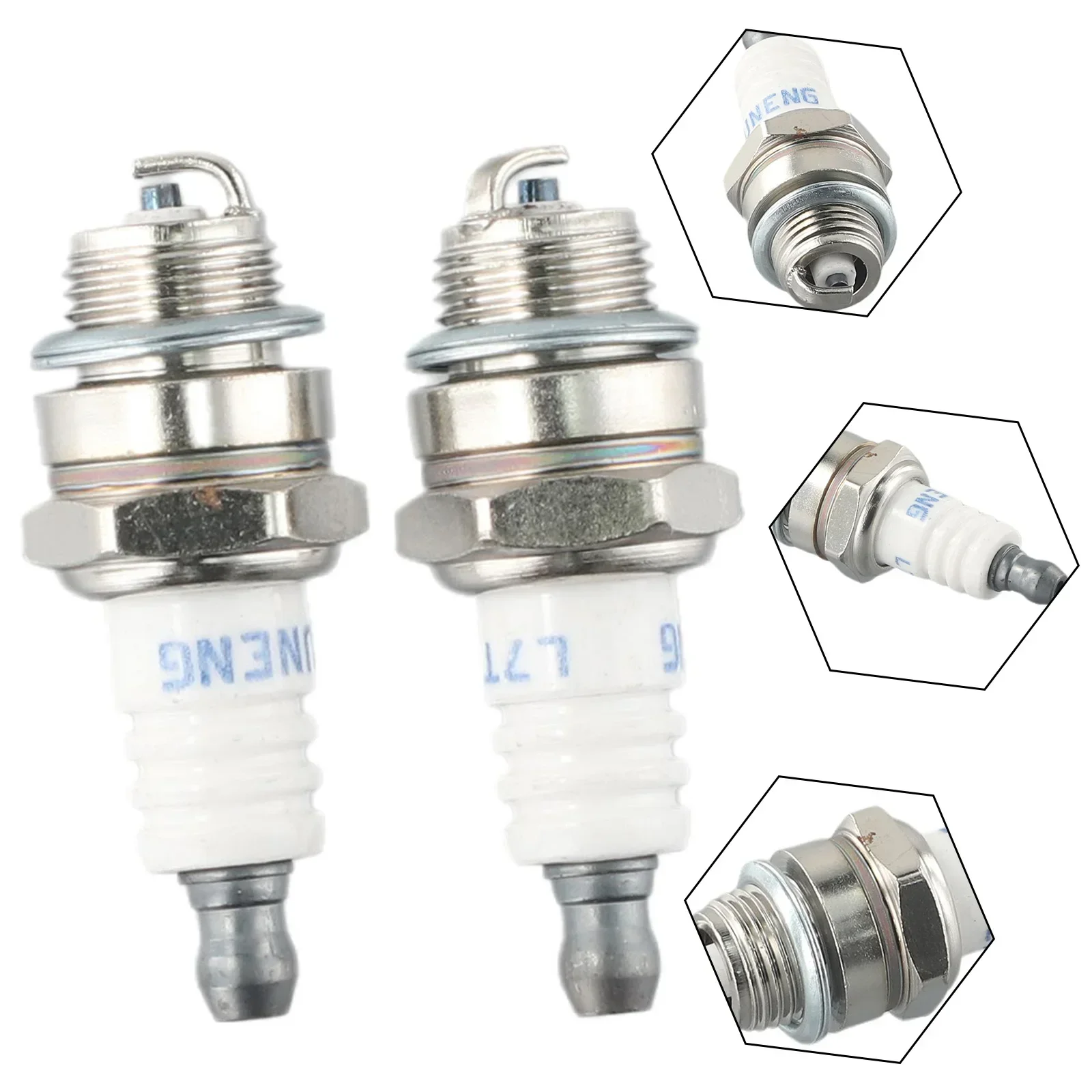 2 pcs Sparkle Plug Universal CJ8 Torch L6RTC L7RTC L8RTC L8RTF Engines Small Standard Generators Garden Power Tools Accessories