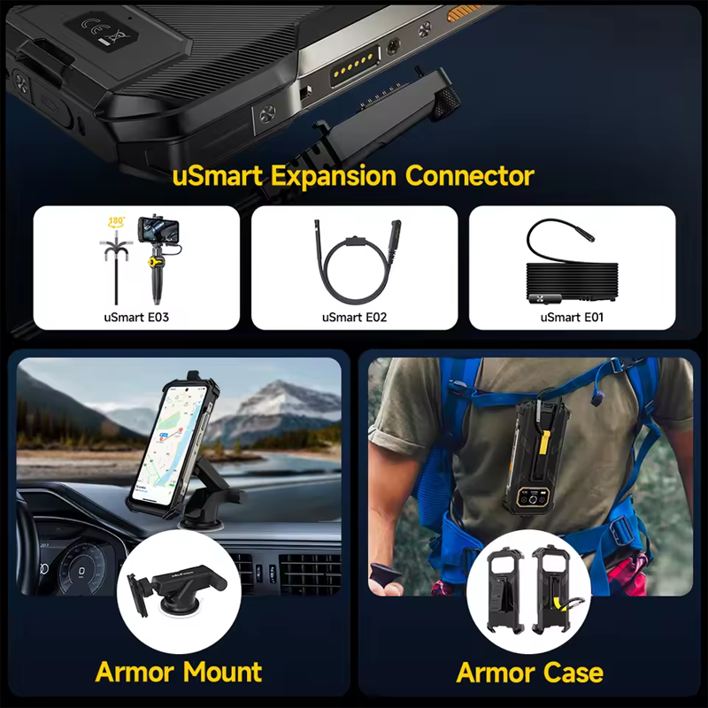 【World Premiere】 Ulefone Armor 27 4G 10600mAh Rugged Phone 24GB+256GB  Android 14 Smartphone 6.78"FHD 120Hz Night Vision Global