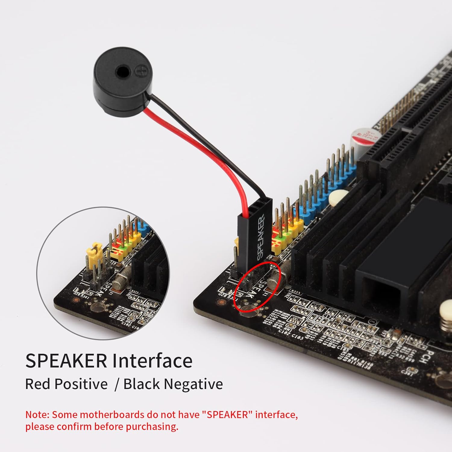 10PCS Mini Plug Speaker For PC Interanal BIOS Computer Motherboard Mini Onboard Case Buzzer Board Beep Alarm