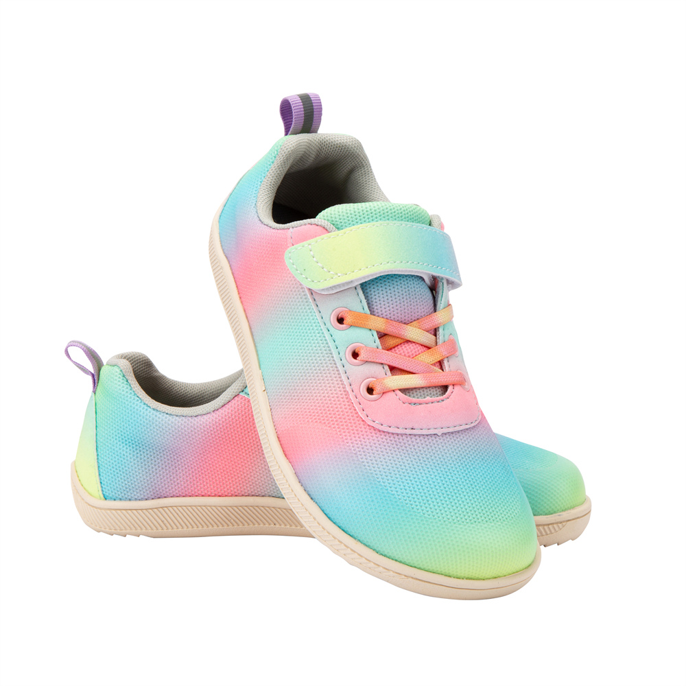 ZZFABER/детская обувь босиком, детские гибкие кроссовки для мальчиков и девочек, повседневная обувь с мягкой сеткой, спортивная удобная обувь для бега