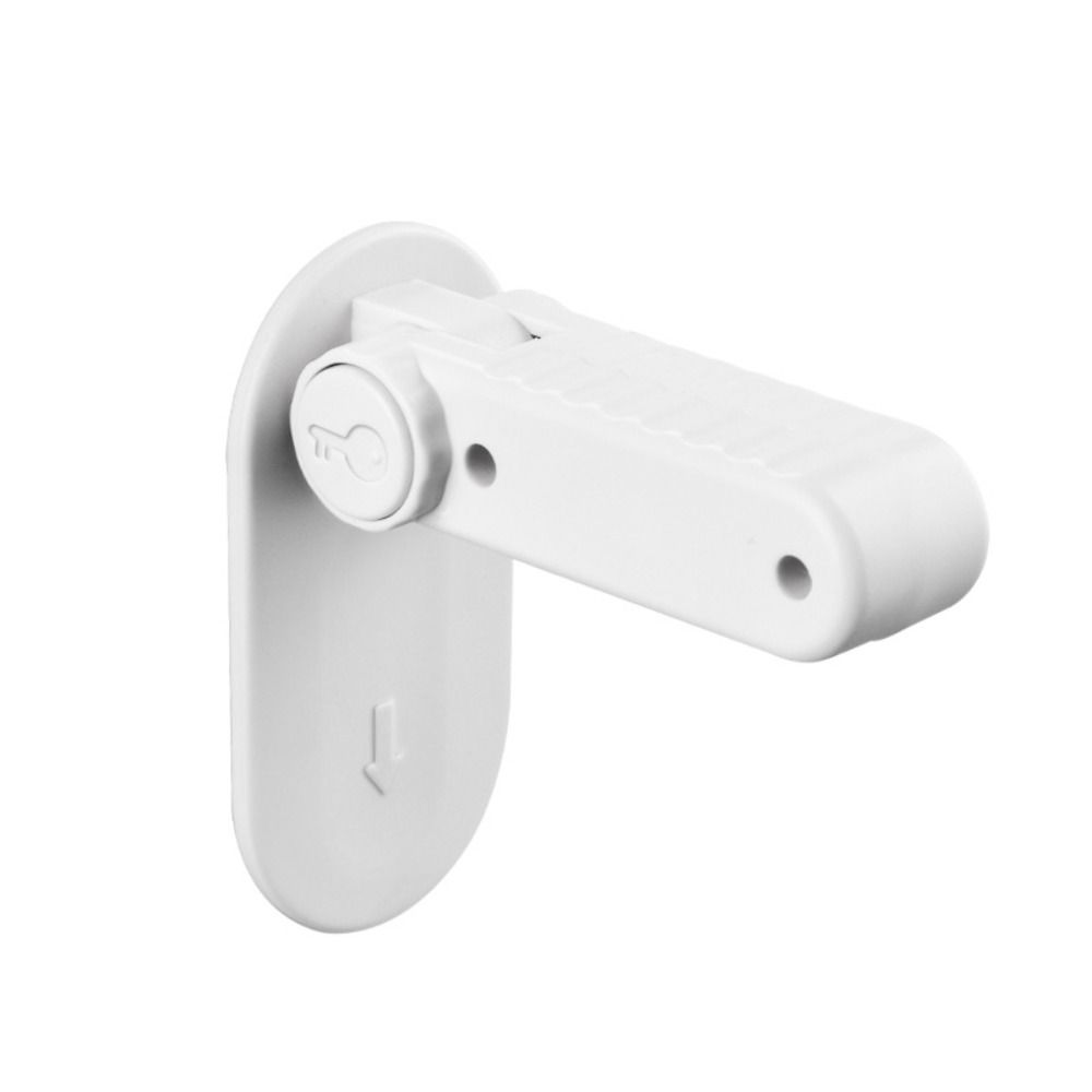 Cerraduras de seguridad de plástico para bebés, equipo de protección, cerraduras de manija de puerta sin orificio, Protector de seguridad autoadhesivo multiusos para niños