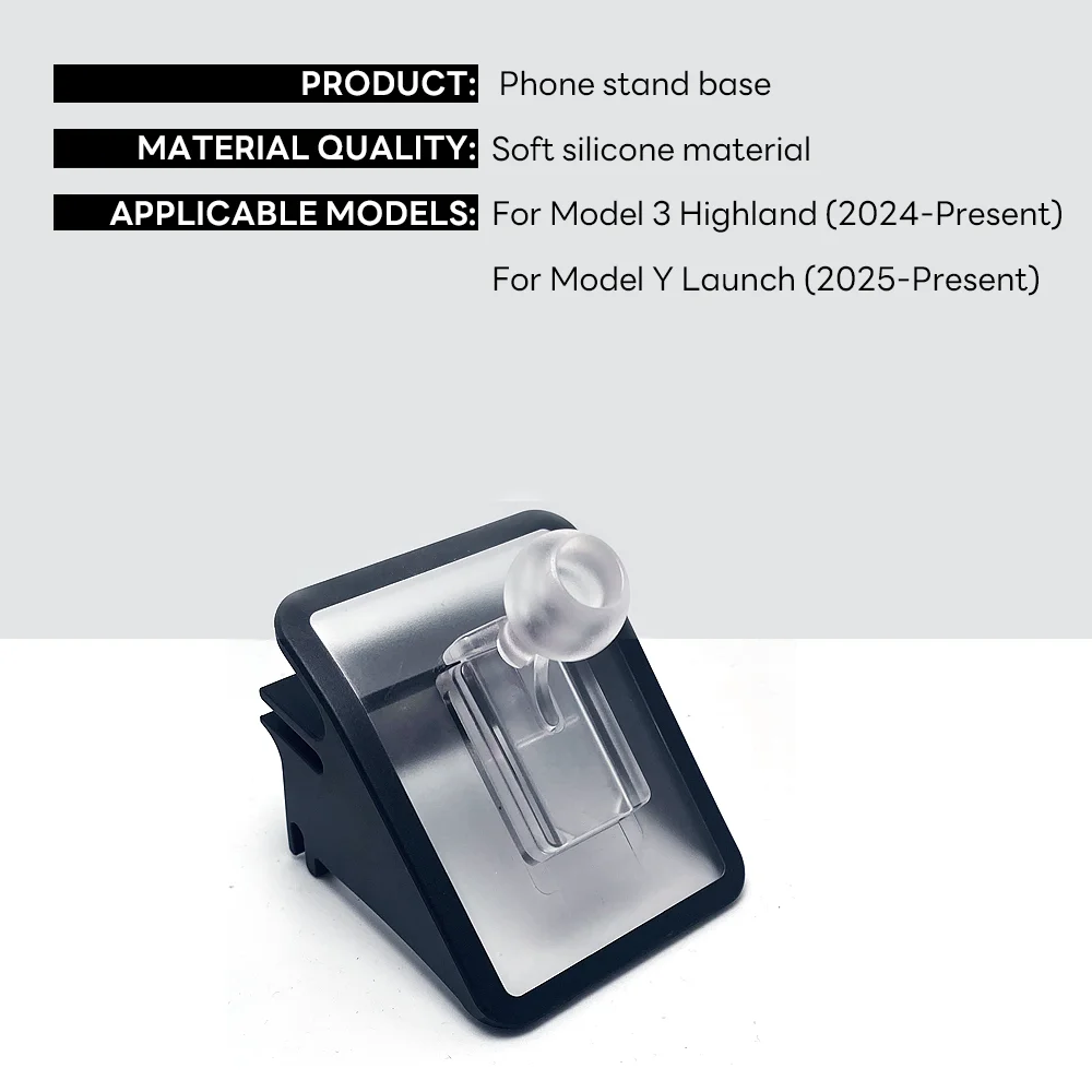 For Tesla Model Y Launch 2025 Model 3 Highland 2024 Phone Holder Mount Magnetic Phone Mount for iPhone 16 Pro Max Plus 15 14 13