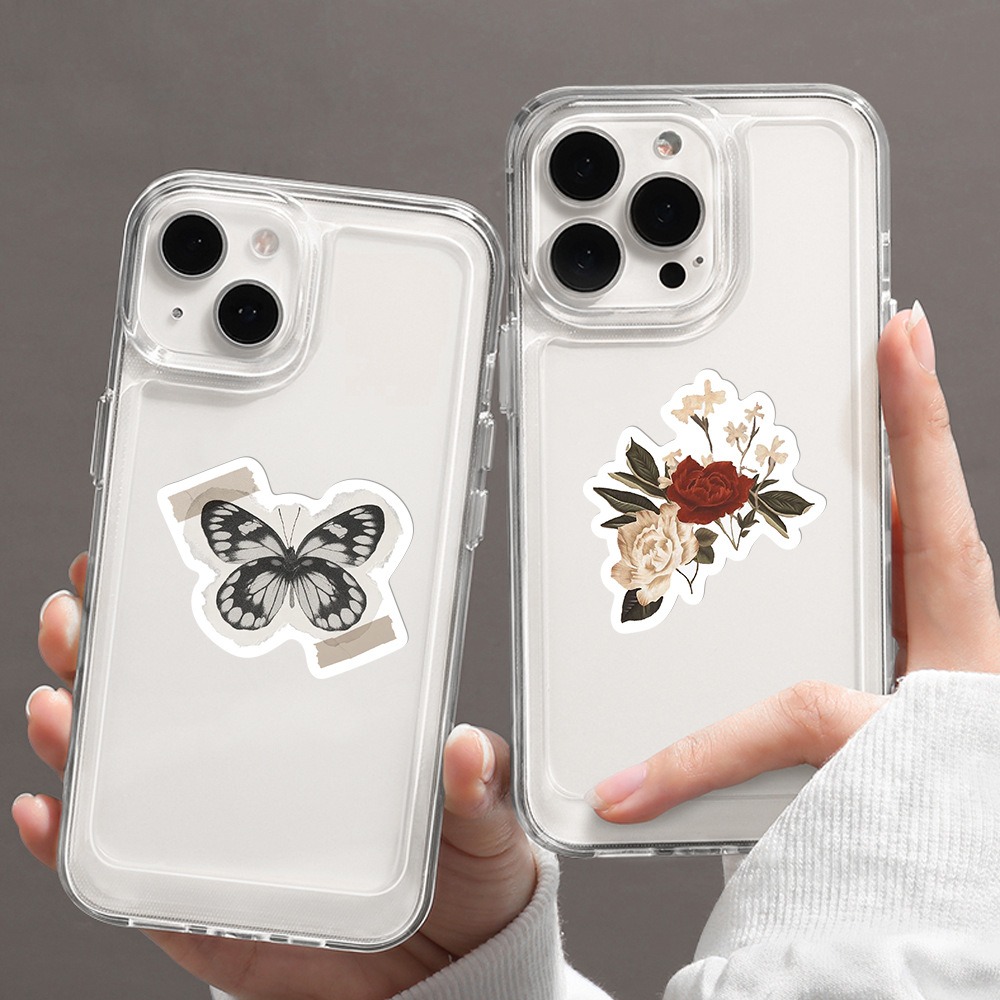 60 pçs retro arte vsco graffiti adesivos estéticos telefone parede scrapbook motocicleta à prova dwaterproof água dos desenhos animados adesivo para crianças brinquedos presentes