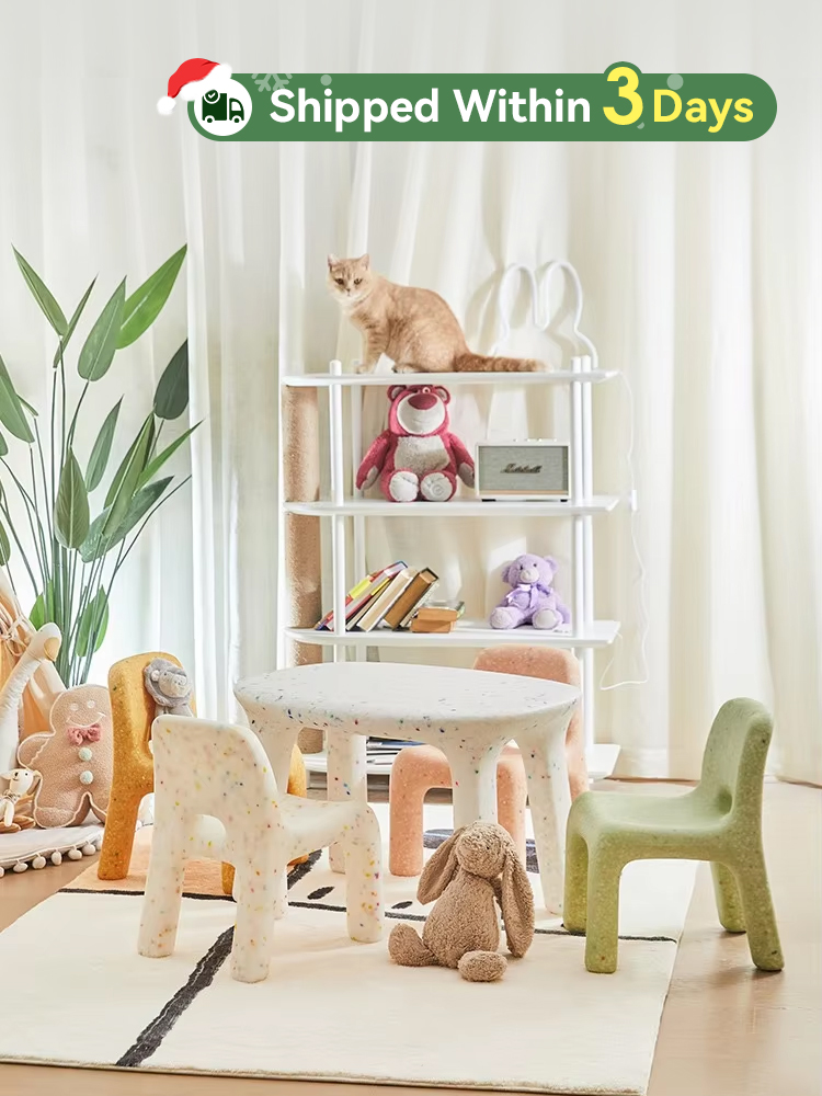 Детский учебный стол и стулья, набор спинки, милый низкий табурет, маленький детский сад, уличный пластиковый прочный прочный набор столовой мебели