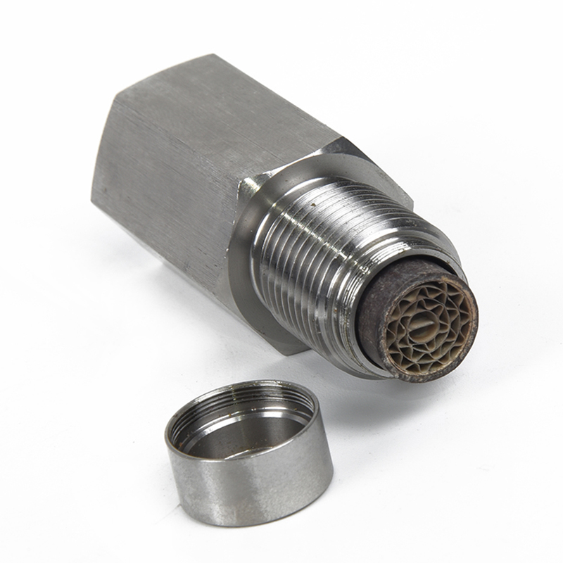 Universal de acero inoxidable SS304 comprobar luz del motor CEL mini catalizador O2 Sensor espaciador adaptador M18X1.5
