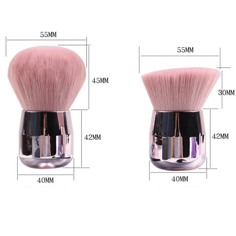 1PCS มืออาชีพเล็บ Art เห็ดแปรงรอบสีเจลทําความสะอาดฝุ่น Make Up แปรงแต่งเล็บอุปกรณ์เสริมอุปกรณ์เครื่องมือ