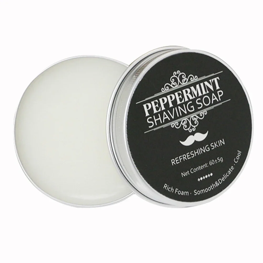 Sapone da barba per orecchie fatto a mano dalla consistenza liscia - Crema da barba in schiuma organica per uomini Freschezza del viso e mantenitore per la pulizia