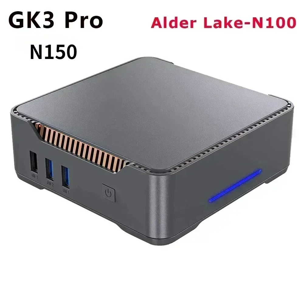 New! SZBOX GK3V GK3 Plus Alder Lake N100 Twin Lake N150 Mini PC 8GB 256GB Windows 11 Pro 16GB 512GB WIFI5 BT4.2 Desktop Game Com