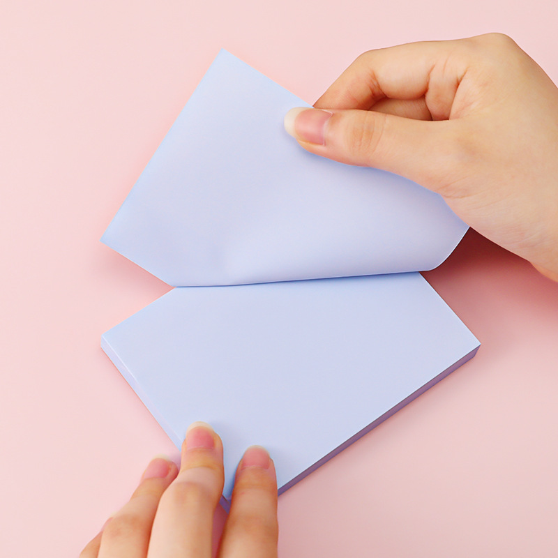 100 枚/セットモランディ付箋パッド文房具紙ステッカーメモ投稿それメモ帳ノートブック学校オフィスアクセサリー