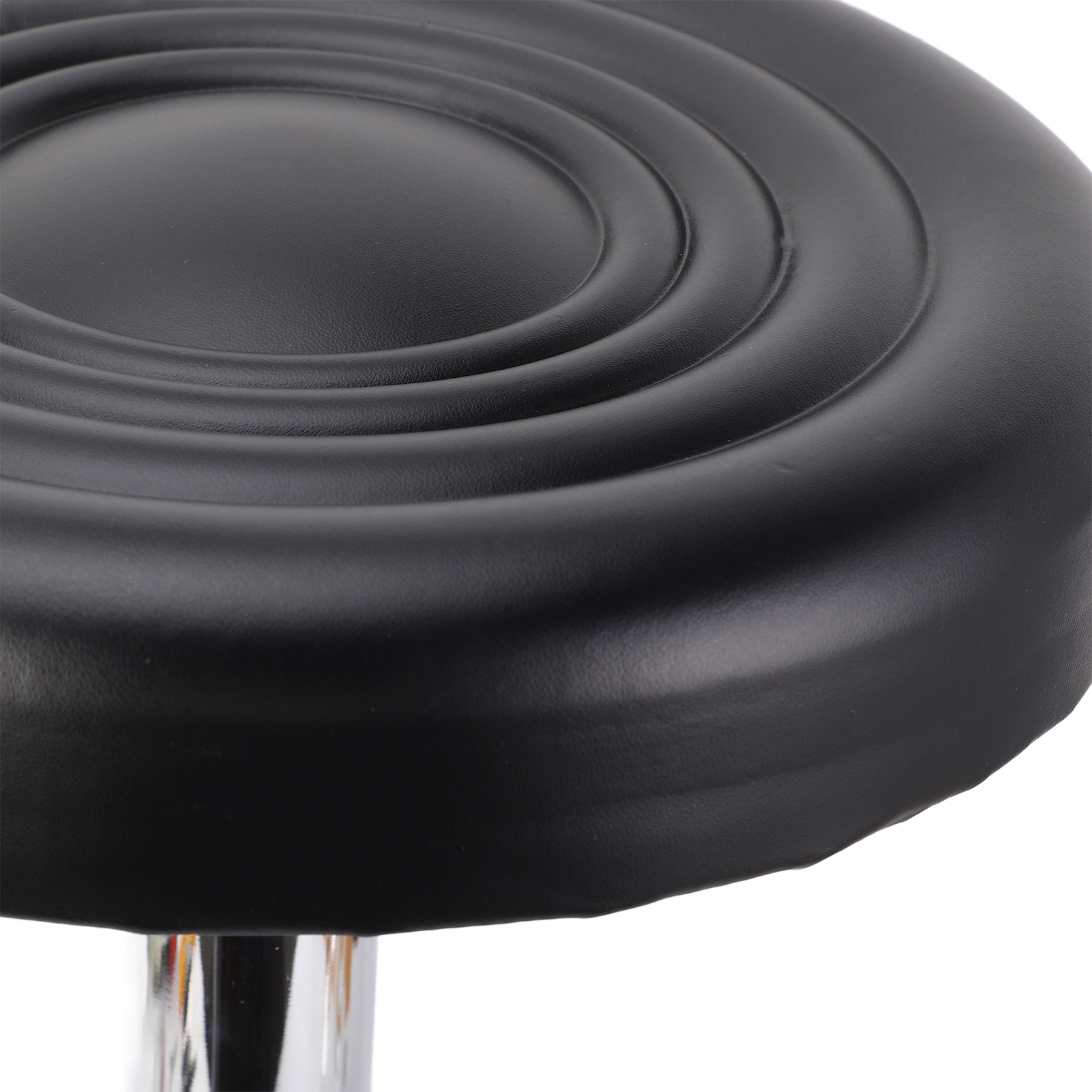 Stool Rolling Bar Stools Height Adjustable Salon Rolling Swivel Stool Tattoo Massage Spa Chair Black 5 Wheels Retro Style Design