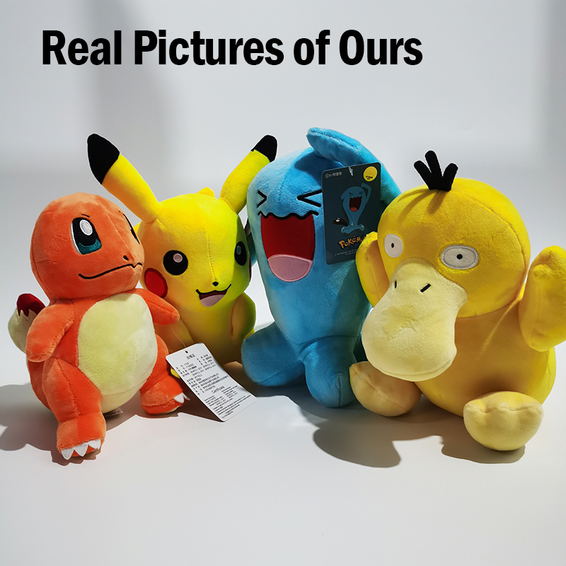Pokémon Plüschpuppe Pikachu Bulbasaur Jigglypuff Lapras Eevee Anime Pokemon Stofftier Peluche Plüschpuppe Geschenk für Kinder