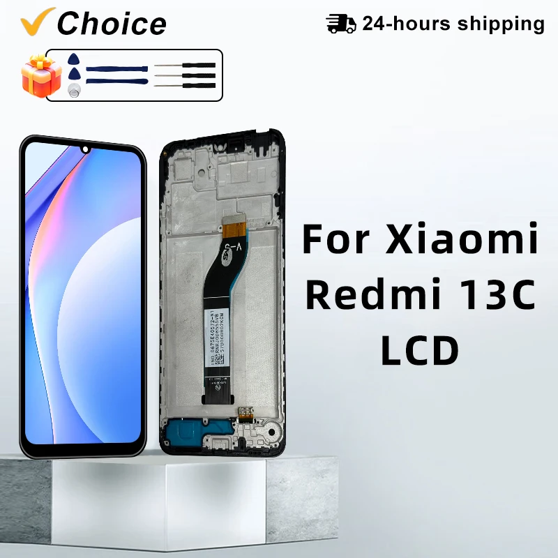 Wahl IPS Für Xiaomi Redmi 13C Display Bildschirm Touch Digitizer Ersatz Teile Für Redmi 13C LCD 23100RN82L 23106RN0DA Display
