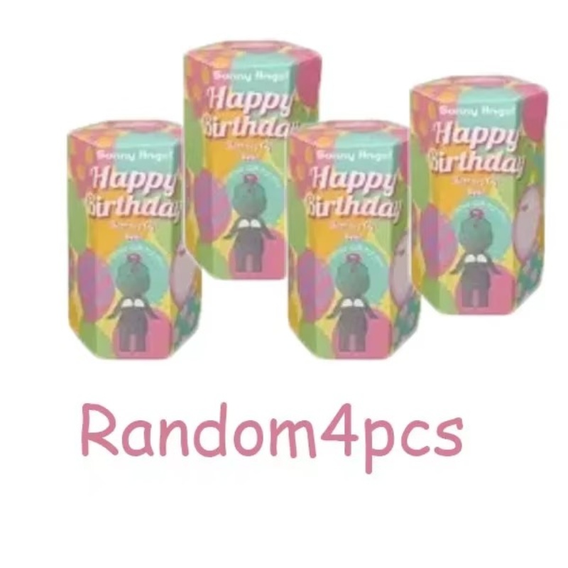 ソニーエンジェル-子供向けアニメフィギュアブラインドボックス,第1版,誕生日シリーズ,動物フィギュア,ファンテーブルトップ,車のフィギュア,クリスマスプレゼント