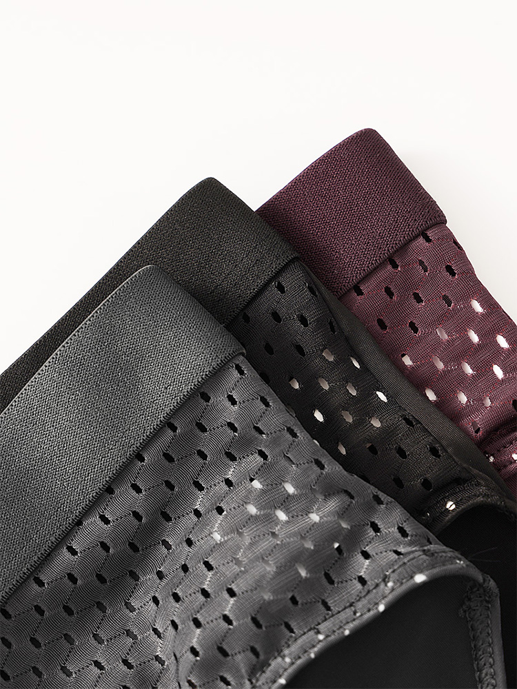 4 шт. модное мужское нижнее белье, сетчатые дышащие мужские трусы