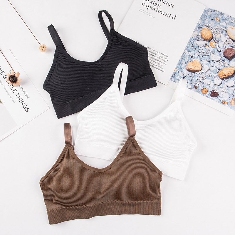 Reggiseno da donna senza cuciture Reggiseno a coppa piena Bralette traspirante Senza fili Comfort Reggiseno per il sonno Running Fitness Top Sport di alta qualità