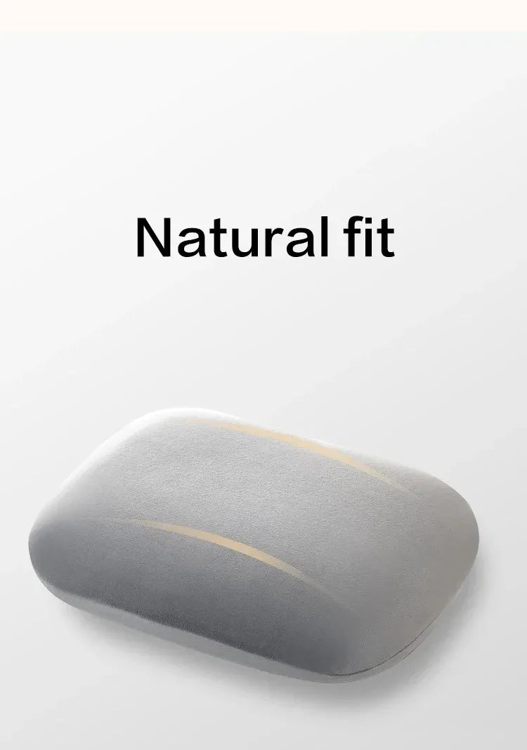Travesseiro multifuncional de espuma de memória, travesseiro de viagem macio de recuperação lenta para dormir, massagem de saúde cervical, travesseiros de cochilo