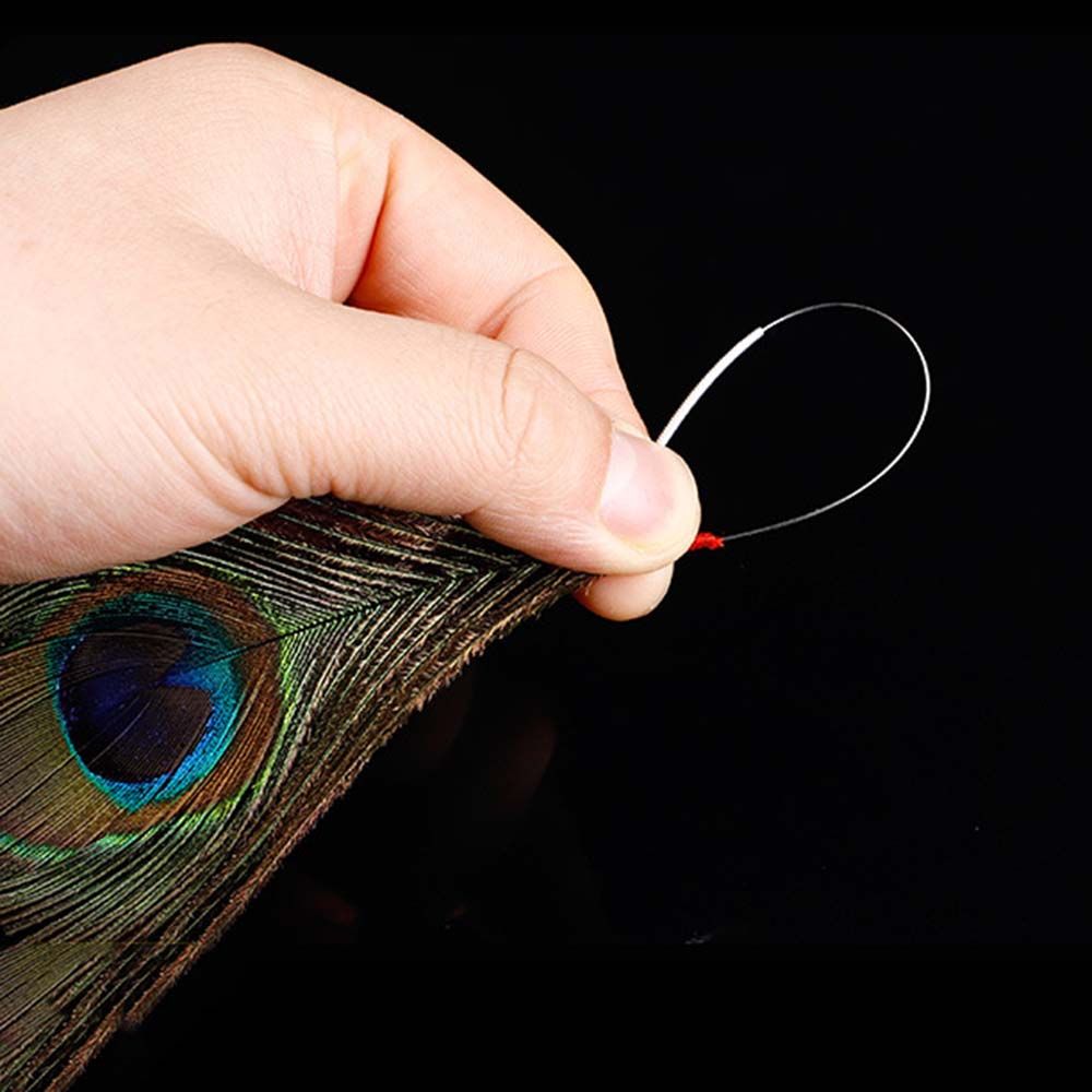 Adult Health Care Curette Peacock Feather Earpick Ear Dig Tools Ear Cleaner Stick Silver Needle