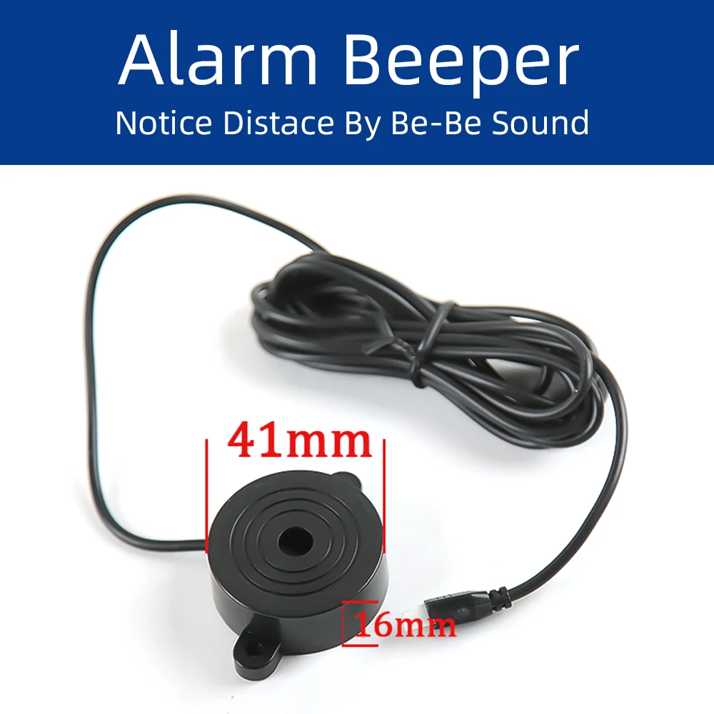 HIPPBQCC Kit de sensores de aparcamiento para coche 4 sensores zumbador 22mm Radar de respaldo inverso sistema de sonda indicadora de alerta de sonido 12V envío gratis