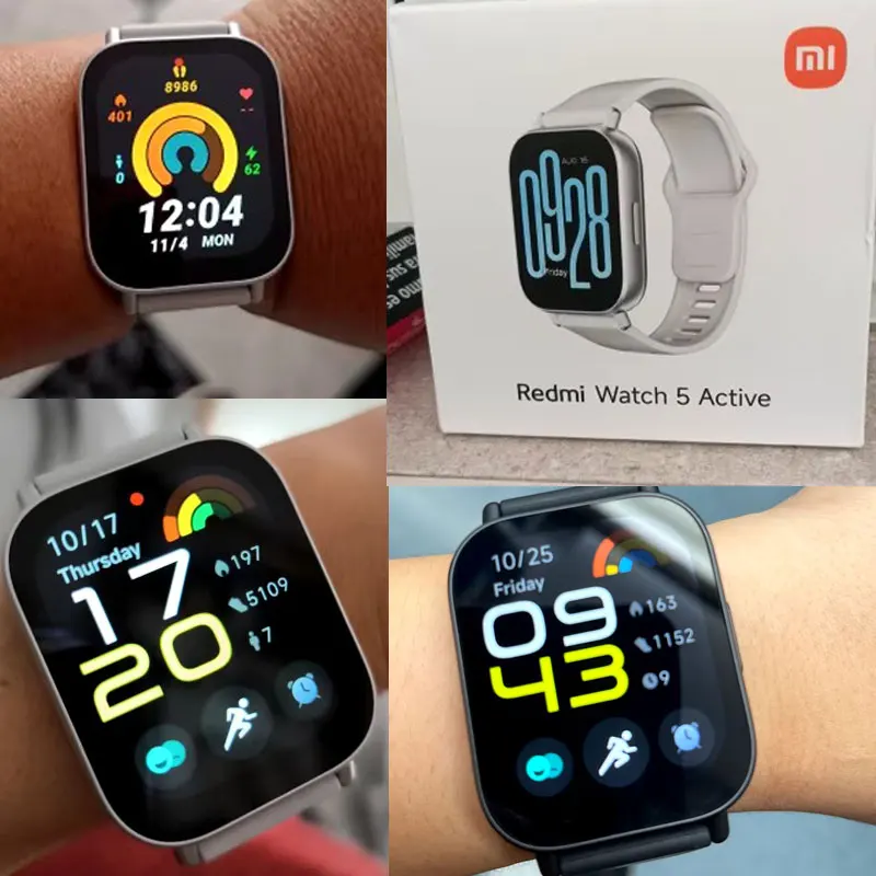 Xiaomi Redmi Watch 5 Active Smart Watch Bluetooth 5.3 Blutsauerstoff-Herzfrequenz unterstützt Bluetooth-Sprachanrufe 2 Zoll LCD-Display