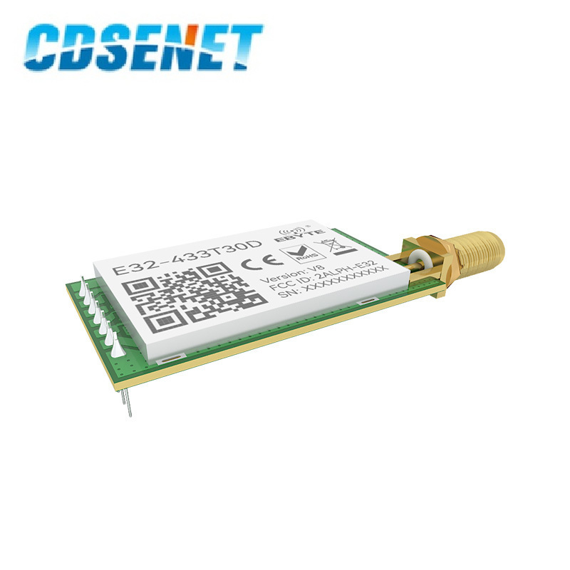LoRa 433 MHz Modul Sender Empfänger 8000 m CDSENET E32-433T30D-V8 UART Long Range 433 MHz 1 W Wireless HF Transceiver
