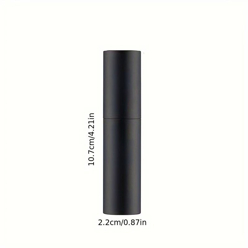10ml 여행용 향수 스프레이어, 리필 가능한 콜론 용기, 미니 스프레이어 크기용 빈 디스펜서 스프레이 병(블랙)