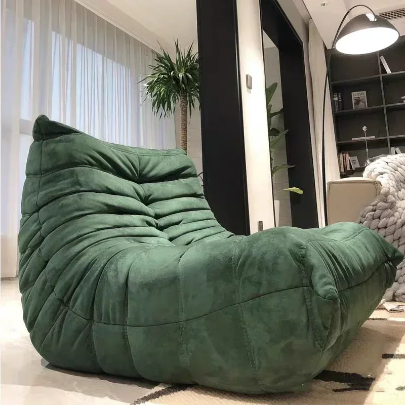 Moderner Wohnzimmerstuhl, großer Sitzsack, Bodensofa für Erwachsene, Togo-Liege, Memory-Schaum, faule Couch, geeignet für den Balkon für den Kaminstuhl