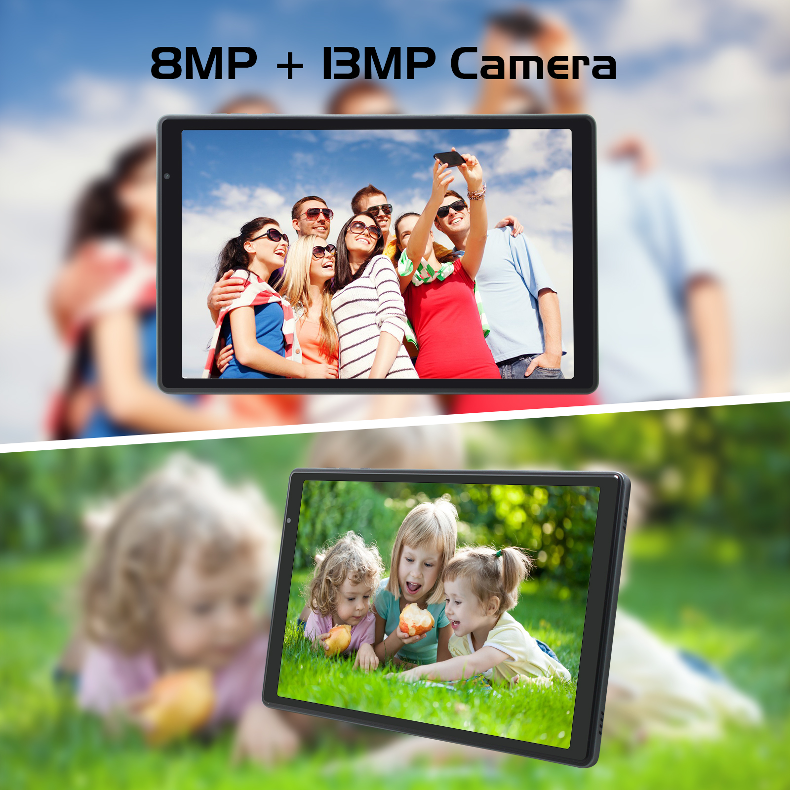 CWOWDEFU Tablet 10,1 Zoll Android 11 32 GB Allwinner A133 Quad Core HD Touchscreen WiFi-6 Tablet PC Q19 für Kinder im Alter von 6–12 Jahren