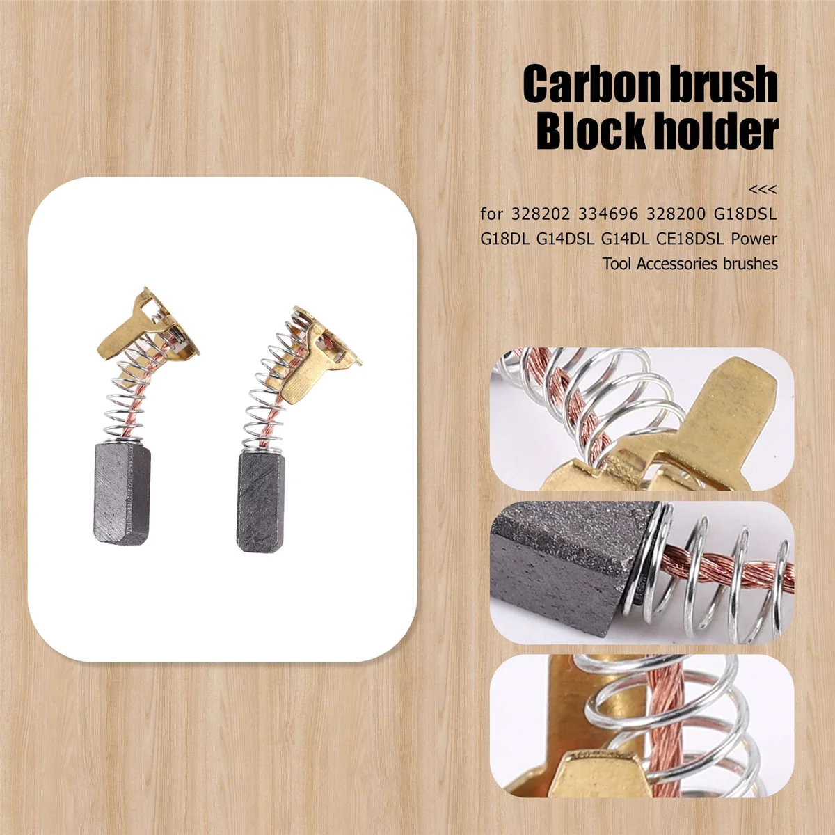 Carbon Brush for HITACHI 328202 334696 328200 G18DSL G18DL G14DSL G14DL CE18DSL Power Tool Accessories