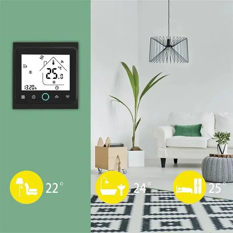 Minco Heat Новый 24 В/95 ~ 240 В программируемый и голосовое управление подогревом пола/водогрев воды/газовый котел Smart Tuya термостат