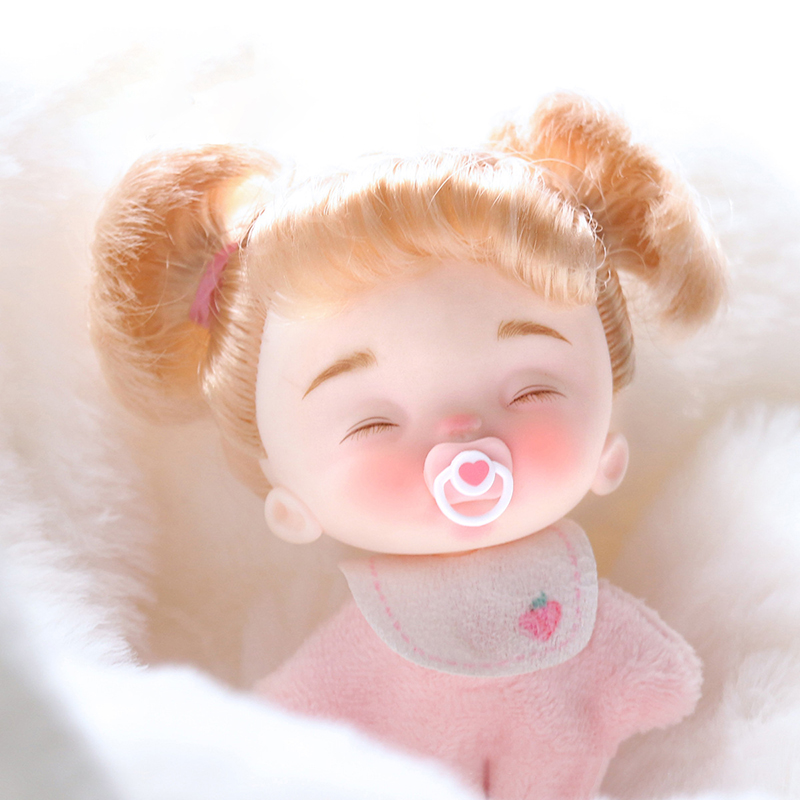 5 pçs adorável mini boneca chupeta jogar casa suprimentos manequim mamilos para ob11 bjd boneca bebê bonecas crianças brinquedo bebê chupeta acessórios