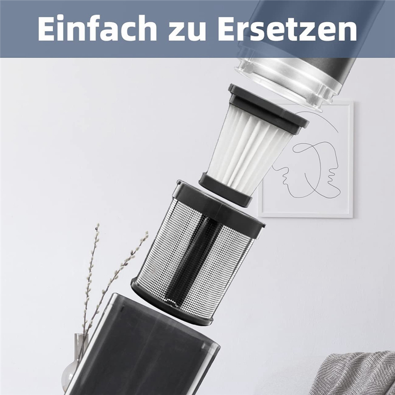 6 Hepa-Filter für Staubsauger k12/k12 pro/k13 & genial invictus. 0/2,0 Hands taub sauger