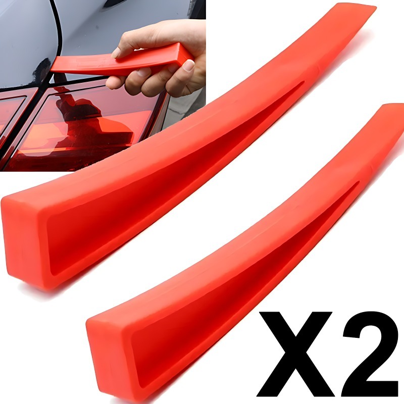 Universal Crowbar Enlarger Car Door Wheel Recess Auto Body Window Wedge Remove Tool Car Dent Plastic Red Repair Hand Tools