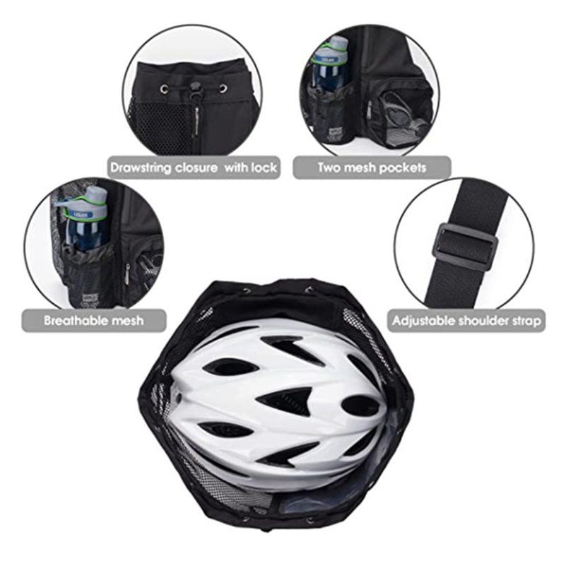 Mochila de malha com cordão para bolsa de natação com bolso molhado Mochila de praia multiuso para natação, academia e equipamentos de treino