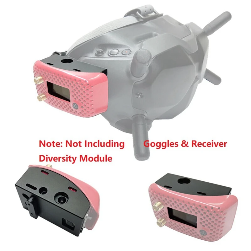 Para dji fpv óculos v2 vôo analógico externo 5.8g rx porto 3.0 kit módulo receptor para leve 5v 3a óculos de vôo