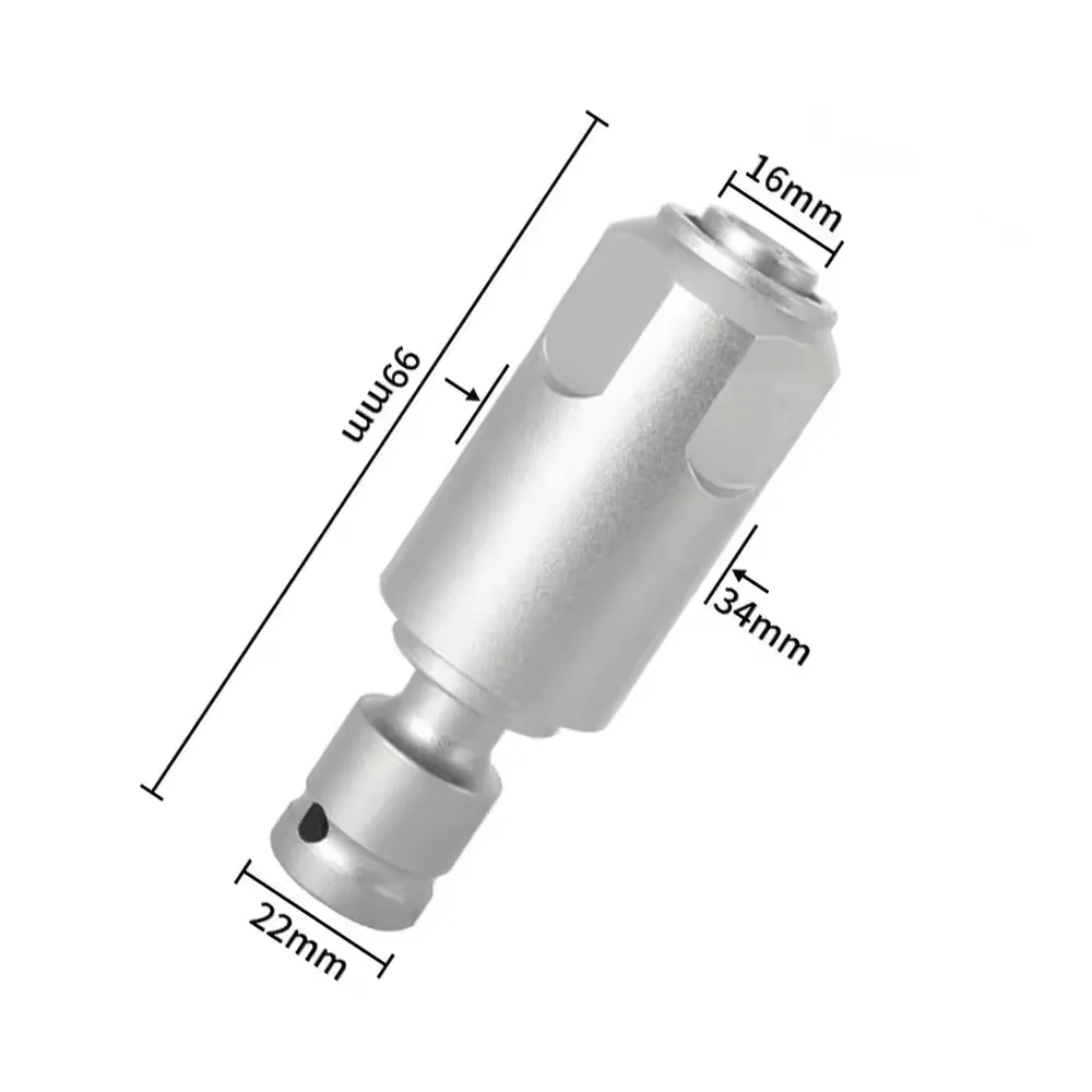 Adapter for Converting Impact Wrench To Electric Hammer Converts To SDS-Plus/Square Interface for Use with Drill/Impact Wrench