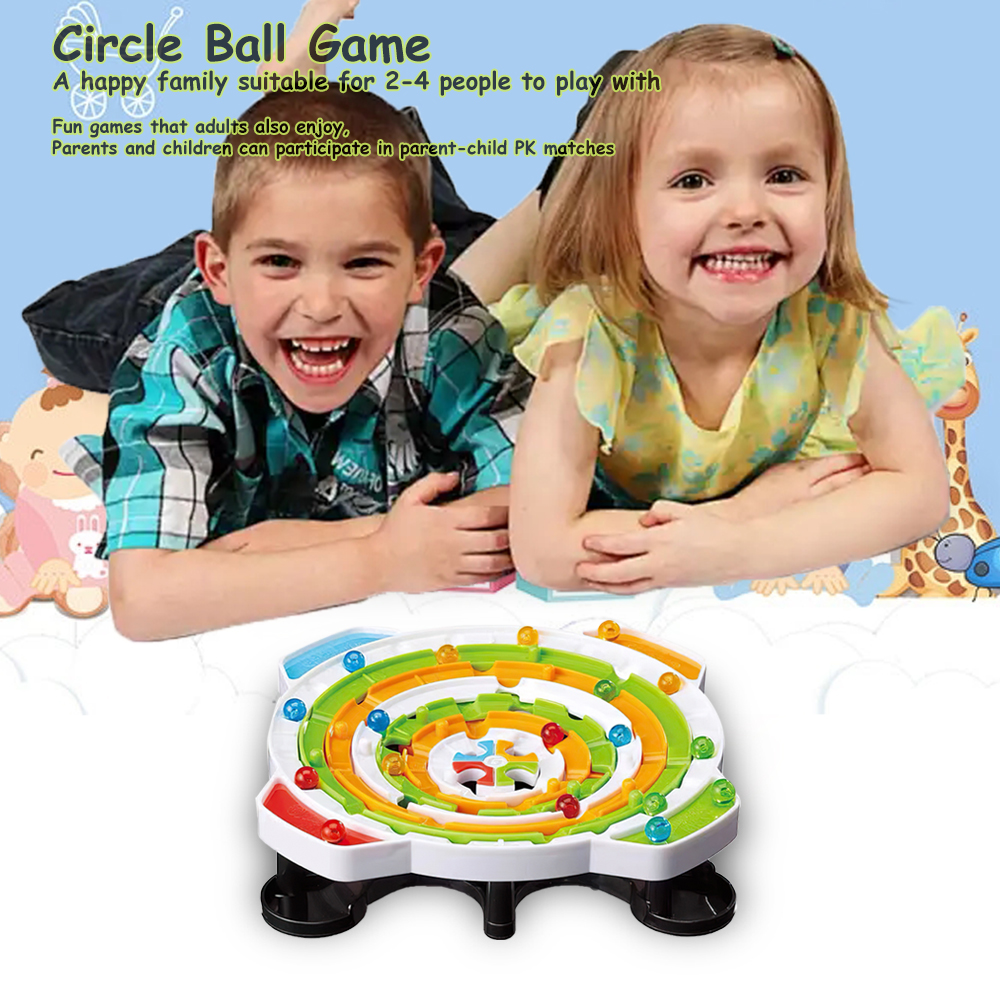 Round Ball Games Parent-child Interactive Puzzle Line Strategy Board Logical Thinking Training Toys For Children's Birthday Gift