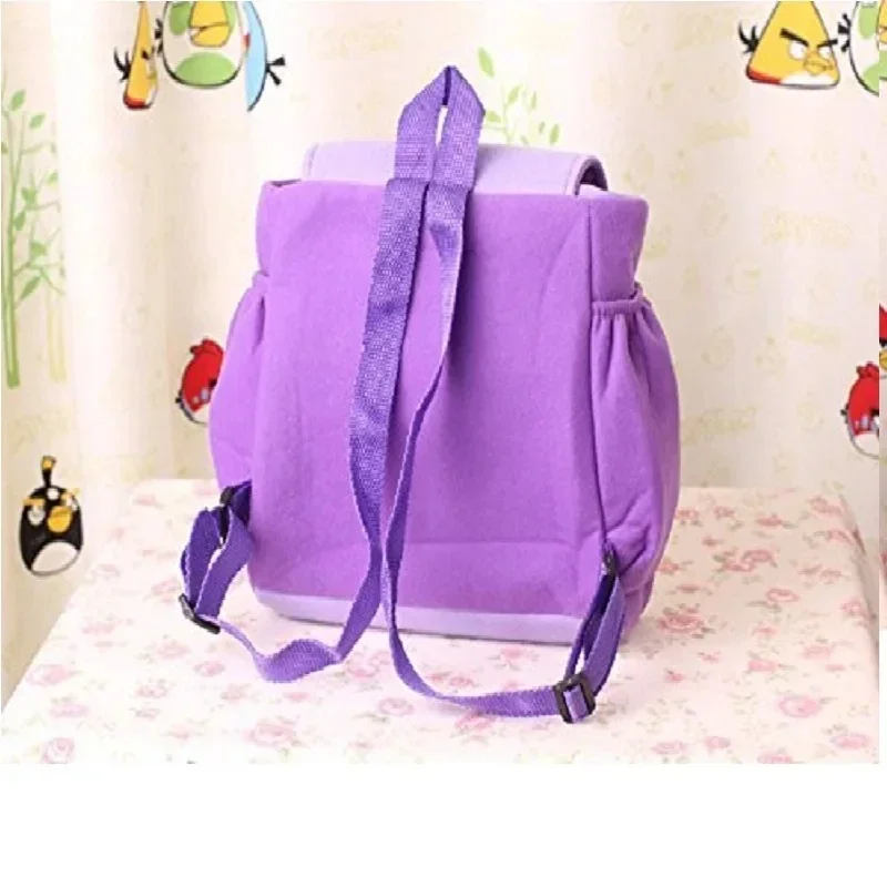 Dora Explorer Mochila Bolsa de resgate com mapa, brinquedos pré-matéria, presentes de Natal roxos