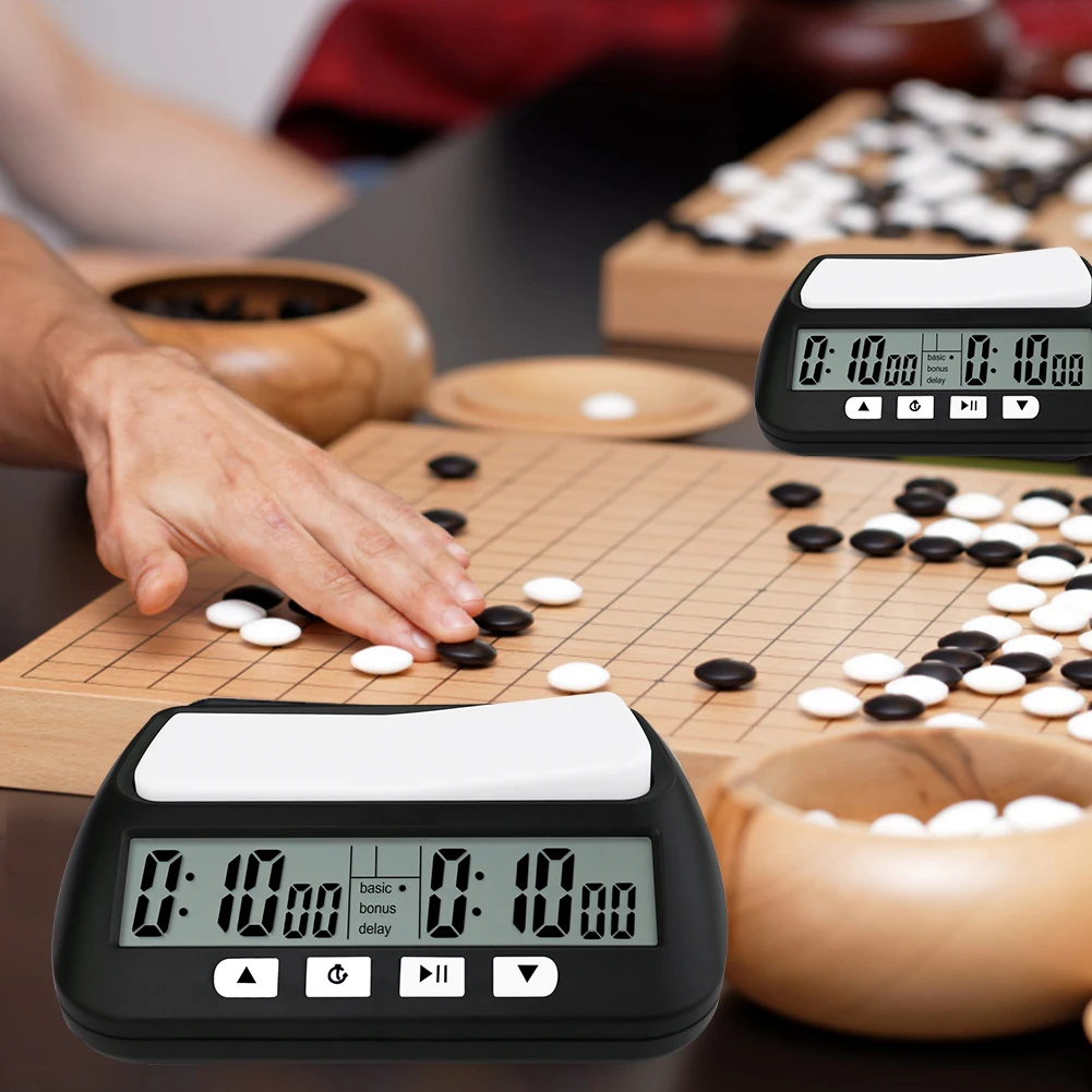 Professioneller Brettspiel-Timer, Count Up Down, Wettbewerb, Stundenzähler, Tischspiele, Schachuhr, digital, für internationales Schach