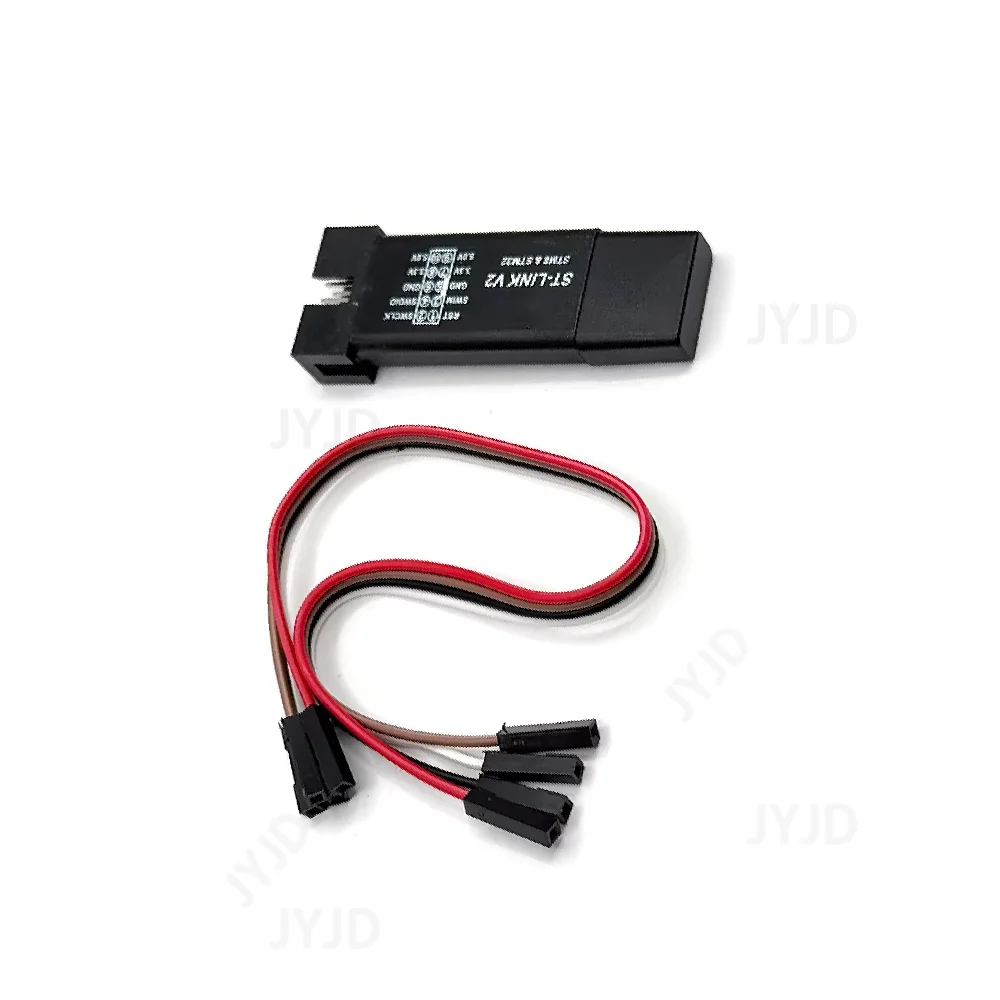 1Set ST LINK Stlink ST-Link V2 Mini STM8 STM32 Simulator Download Programmer Programming With Cover DuPont Cable ST Link V2