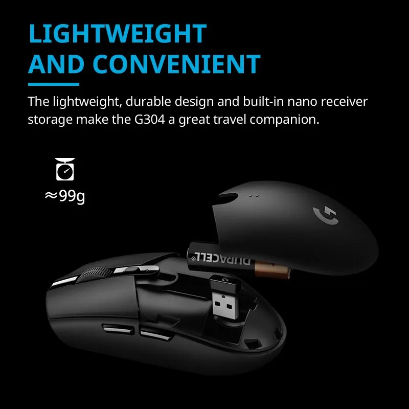 Logitech G102 Mouse USB Wired Gaming Mouse 8000 DPI Rainbow Optical Effect Screen For PC/Mac Computer and Laptop