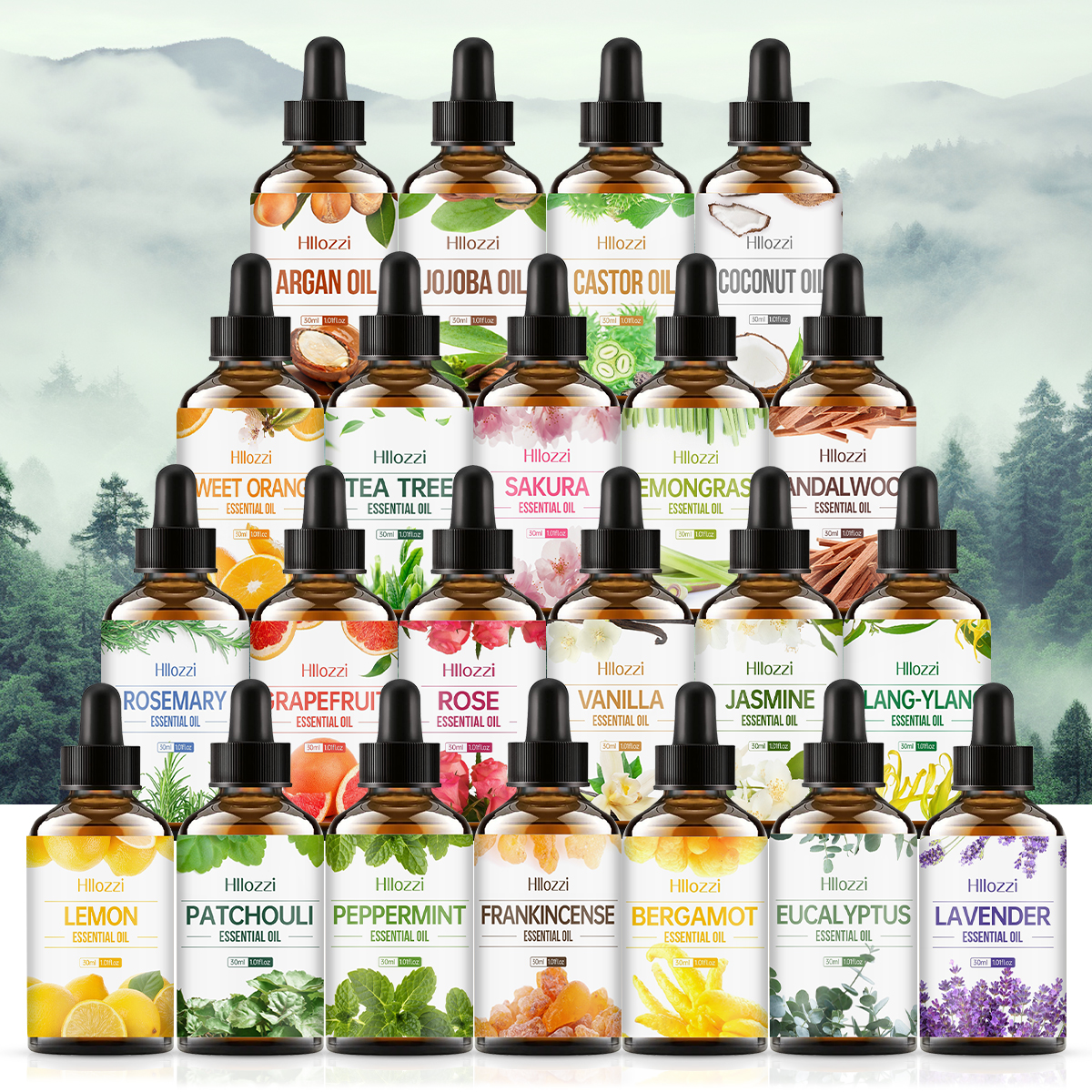 Olio essenziale vegetale da 30 ml/1 oz, olio essenziale per la cura della pelle del viso e del corpo, olio essenziale per massaggio idratante e idratante