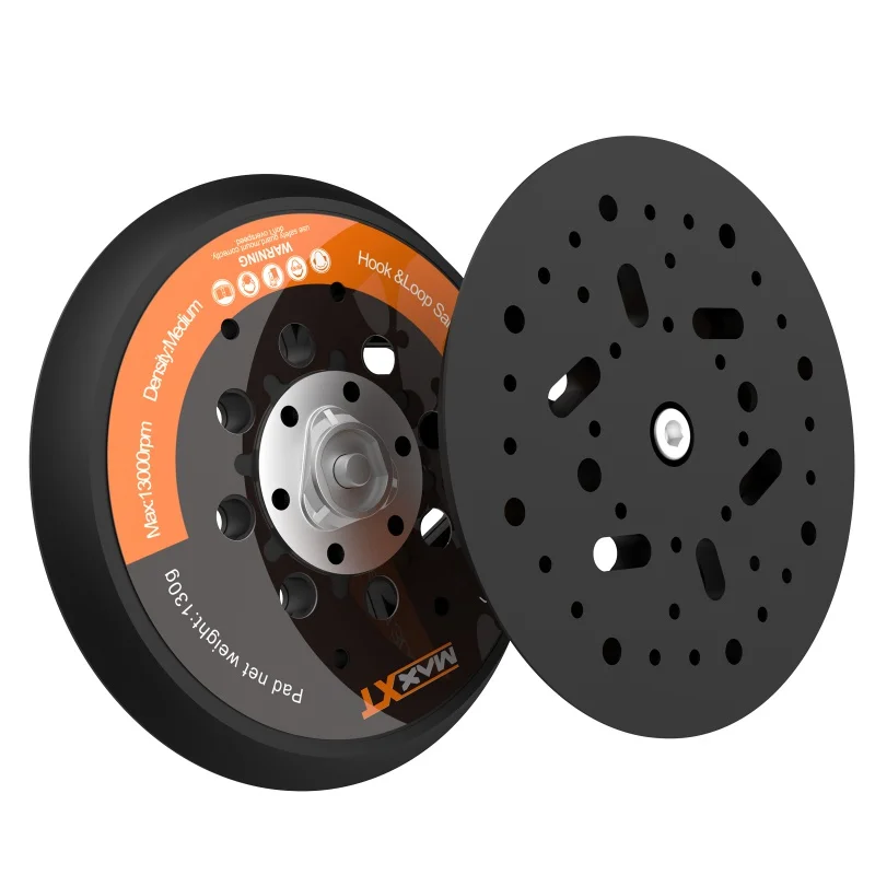 MAXXT-almohadilla de lijado Orbital de doble acción, accesorio profesional de 6 ", 150mm, 13000rpm, gancho y bucle, para pulir