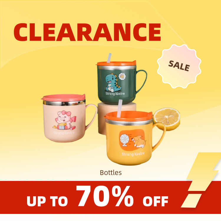 Clearance_250ML Bambini Simpatici Animali del fumetto Thermos Bottiglia d'acqua Tazza per bambini Boccette per vuoto in acciaio inossidabile 304 Bicchiere per bambini Therm